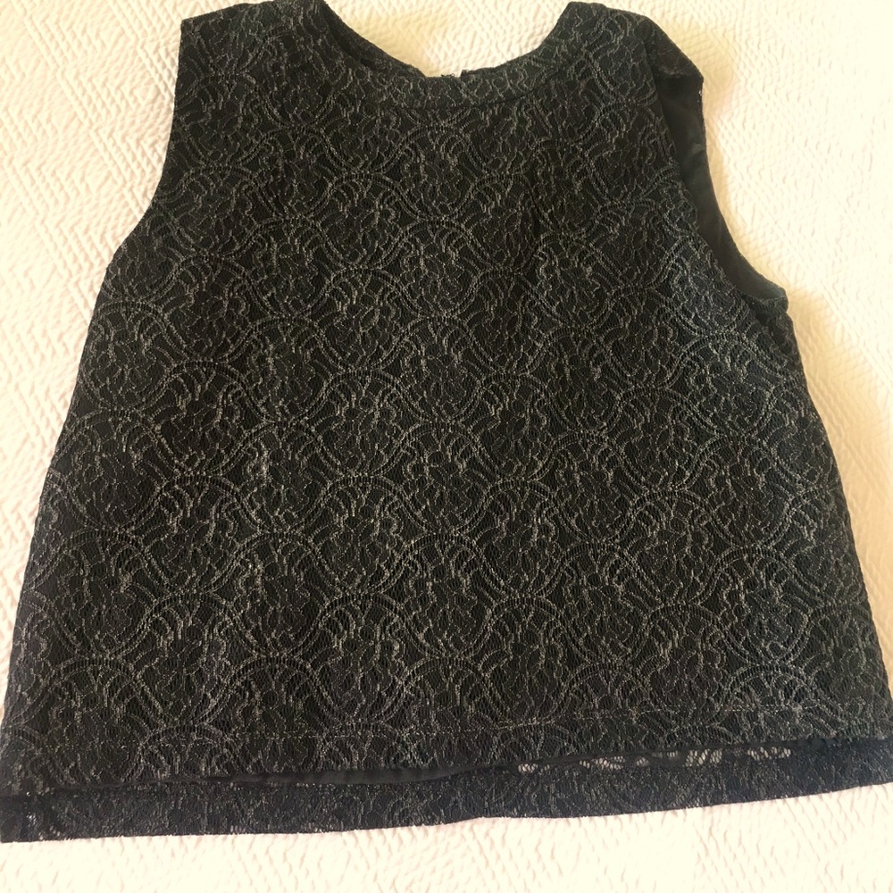 gold brocade tank top